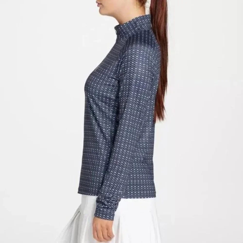 NWT Walter Hagen Women's Printed UV Long Sleeve Golf 1/4 Zip - Picture 4 of 7